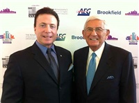 Frank Mottek with billionaire  businessman and philanthropist Eli Broad 2014